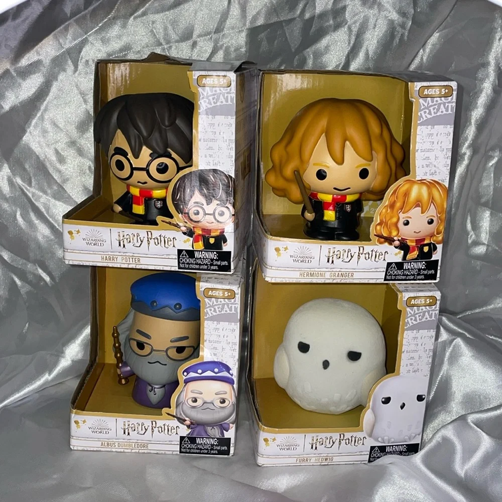 ✨BRAND NEW Headstart Warner Bros. Harry Potter 2023 COMPLETE 4 pc. Vinyl figures - Picture 1 of 13